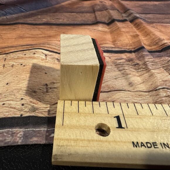 Hearts Rubber Stamp Wood Mounted Love Valentine Craft Scrapbooking Cards - Picture 9 of 9